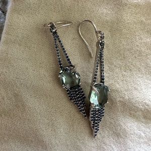 Alexis Bittar Fine Fringe Drop Earrings